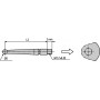 Наконечник d=2mml=12,8mm твердосплавный 21CZA036 Mitutoyo
