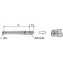 Наконечник d=1mml=36,8mm твердосплавный 137746 Mitutoyo